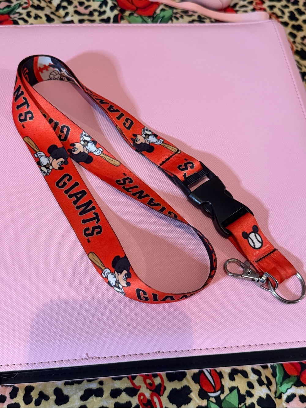 San Francisco Giants Disney Mickey Mouse Lanyard